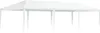 A white party tent with multiple poles supporting the roof, set against a white background. Produktbild-Vorschau