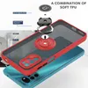An exploded view of a phone case with its components labeled. Produktbild-Vorschau