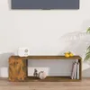 vidaXL TV skrinka údený dub 100x24x32 cm materiál na báze Náhľad obrázku produktu 4
