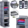 Hängender Kleiderschrank-Organizer mit 6 Regalen Produktbild-Vorschau 6
