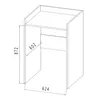 INNOVAHOME Waschmaschinenschrank Wotan Eiche Überbauschrank Produktbild-Vorschau 6