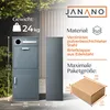 Paketbox mit Zeitungsfach Anthrazit, Paketbriefkasten, Produktbild-Vorschau 7