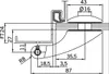 Türband Flügelteil DORMA Arcos Office 25.230, Glas 8-10 mm, Produktbild-Vorschau 3