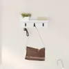 vidaXL Nástenný nočný stolík, biely, 40 x 10,5 x 18 cm, Náhľad obrázku produktu 2