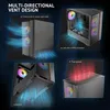 ANTEC FLUX Rear ATX/Micro-ATX/ITX Midi Tower PC Gehäuse , Produktbild-Vorschau 3