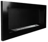 Campo24 vysoce kvalitní krb 90x40cm černý vysoký lesk / Náhled obrázku produktu 4