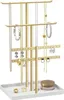 Rangement pour bijoux Présentoir à bijoux 32cm grand or Voir les images du produit 1