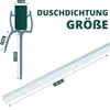 Hochwertige Duschdichtung 100 cm aus transparentem PVC für Produktbild-Vorschau 2