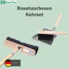 Rosshaarbesen Komplett-Set Kehrgarnitur sehr weiche Borsten Produktbild-Vorschau 6