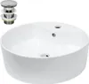 LuxeBath umývadlo Umývadlo na dosku okrúhle, Ø 46x15,5 cm, Náhľad obrázku produktu 1