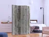 3-teiliger Einseitiger Vlies Paravent - Concrete Timber Produktbild-Vorschau 5