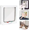 Wolketon Cat Door Katzenklappe 4 Wege Katzentuer fuer Produktbild-Vorschau 2