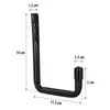 Lot de 6 supports muraux Maclean pour pneus, roues, Voir les images du produit 7