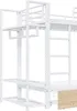 Stapelbed met LED-verlichting, lades en kledingroede, Productafbeelding-voorbeeld 11