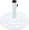 vidaXL Supporto per ombrellone bianco 9 kg 40 cm in ghisa Anteprima dell’immagine prodotto 4