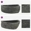 vidaXL Lavabo mural gris 37 x 30 x 12 cm Pierre de rivière Voir les images du produit 4