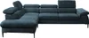 Großes Eckschlafsofa aus marinefarbenem Stoff SEPINA PASCAL Produktbild-Vorschau 1