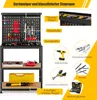Pracovní stůl COSTWAY s perforovanou stěnou a 2 spodními Náhled obrázku produktu 2
