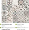 WENKO Glas Rückwand KACHEL Herd Spritz Schutz 60x70 cm Produktbild-Vorschau 8