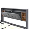 160*200CM Polsterbett Doppelbett Stauraum-Kopfteil Bett mit Produktbild-Vorschau 16