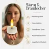 Meisterhome® LED Teelichter 12er-Set – Flammenlose Kerzen Produktbild-Vorschau 5