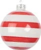 Clayre & Eef Weihnachtskugel Ø 8x8 cm Rot Rosa Glas Produktbild-Vorschau 1