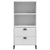 The Living Store Bücherschrank VIKEN Weiß 60x35x123 cm Produktbild-Vorschau 7