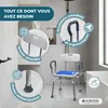Tabouret de salle de bain Mobiclinic Réglable en hauteur Voir les images du produit 5