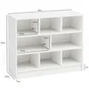 FineBuy Bücherregal Weiß 80x68,5x29,5 cm Regal Standregal Produktbild-Vorschau 3