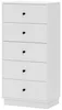 HOMCOM Kommode Sideboard mit 5 Schubladen Schrank aus Produktbild-Vorschau 1