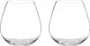Two clear wine glasses on a white background. Produktbild-Vorschau