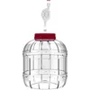 A clear, studio shot of a fermentation vessel with a lid and airlock. Produktbild-Vorschau