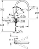 GROHE BauEdge, Chrom, Hebelgriffe, Einzelbild, Keramik, 2,8 Produktbild-Vorschau 2