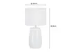 Ausgefallene Designer Tischlampe mit LED dimmbar, Produktbild-Vorschau 4