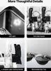 A collage of four close-up images highlighting different features of a commercial smoothie maker. Náhľad obrázku produktu
