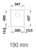 BLANCO SUBLINE 320-F, Schrankwaschbecken, Silgranit, Produktbild-Vorschau 10