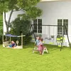Outsunny Balançoire portique pour enfant 4 agrès avec Voir les images du produit 9