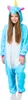 Pigiama Onesie Kigurumi Costume Travestimento Unicorno Blu Anteprima dell’immagine prodotto 4