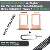 iPHONE 8 PLUS SIM KARTEN HALTER TRAY ADAPTER FACH STECKER Produktbild-Vorschau 2