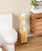 Toilettenpapierhalter Bambus Badezimmerschrank Schmaler Produktbild-Vorschau 8