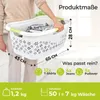 Premium Wäschekorb 50 L ergonomische Form - Produktbild-Vorschau 8