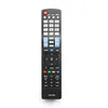 A black remote control is shown against a white background. Voir les images du produit