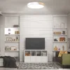UISEBRT Plafonnier LED blanc froid 96W en bois avec Voir les images du produit 9