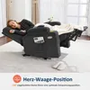 A woman is sleeping on a recliner chair in a living room. Produktbild-Vorschau
