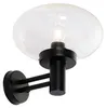 Moderne Außenwandleuchte Schwarz mit Glas Elly Produktbild-Vorschau 8