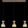 Globo Lighting Hängeleuchte Metall kaffeefarben matt, Glas Produktbild-Vorschau 6