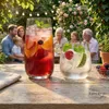 IMPERIAL glass eckige Trinkgläser Set 12er Wassergläser und Produktbild-Vorschau 2
