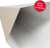 Close-up view of the inside of a hexagonal cardboard tube, likely a school cone blank, with a red circular callout in the upper right corner. Produktbild-Vorschau