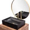 Umywalka nablatowa REA Inga Black Marble Mat Podgląd zdjęcia produktu 3