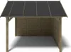 Pergola de jardin 4.04x4.04m avec panneaux - traité - Voir les images du produit 8